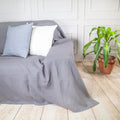 Luxurious Linen Couch Covers - Custom Slipcovers for Any Sofa - Extra Large Linen Couch Cover