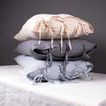 Linen Body Pillow Cover with ties | Custom Body Pillow Case | Linen Cushion Cover